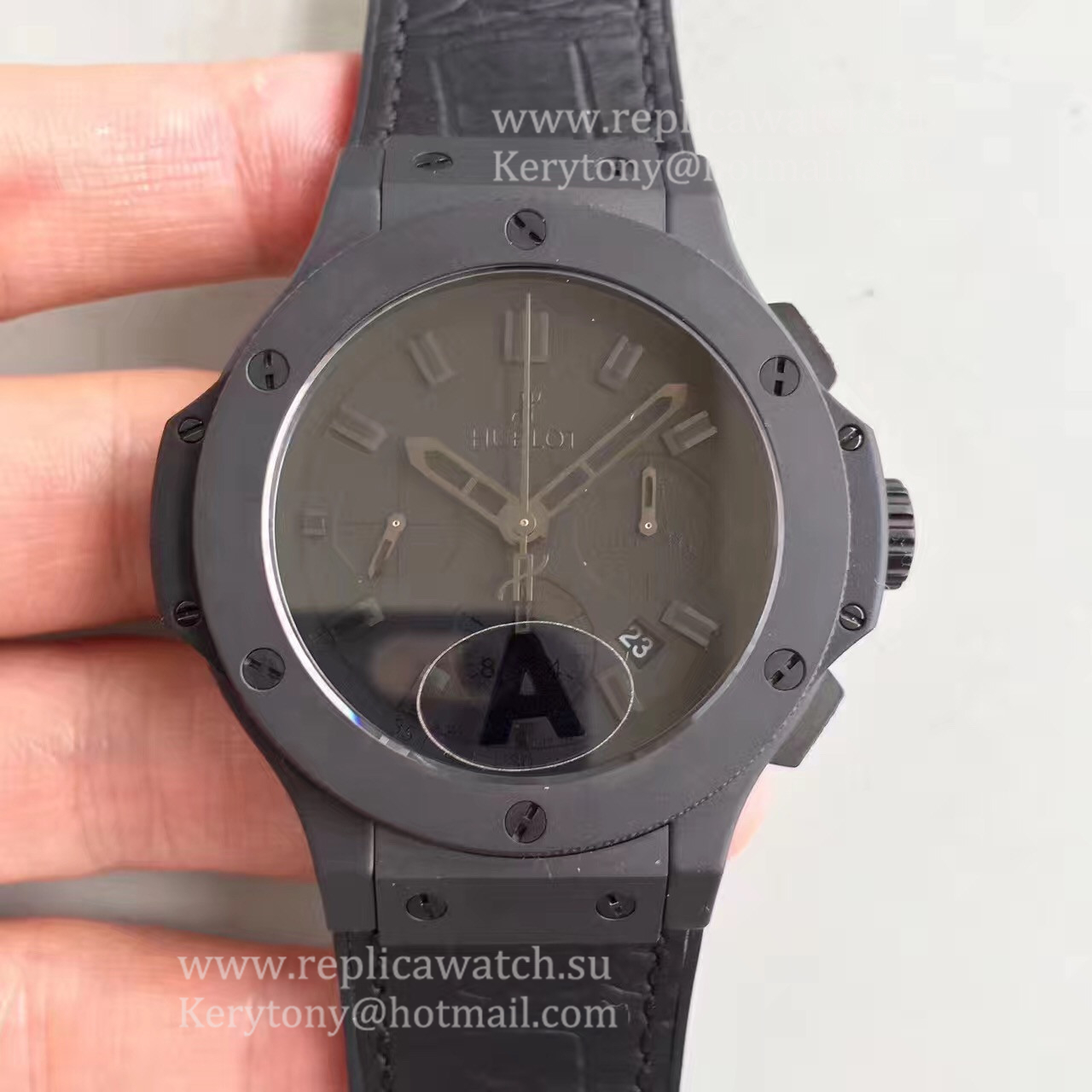 Copy Hublot Big Bang All Black 301.CI.1110.CI JF Ceramic Black Dial HUB4100