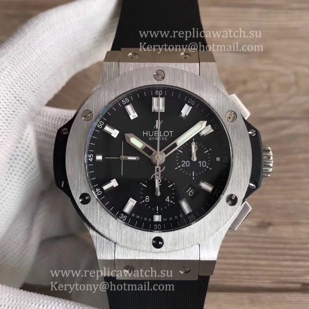 Replica Hublot Big Bang Steel 301.SX.1170.RX HBB V6F SS Black Dial HUB4100