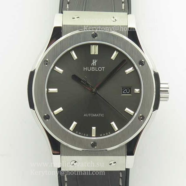 Fake Hublot Classic Fusion Racing Grey Titanium 42mm 511.NX.7071.LR F16 Titanium Grey Dial 2892