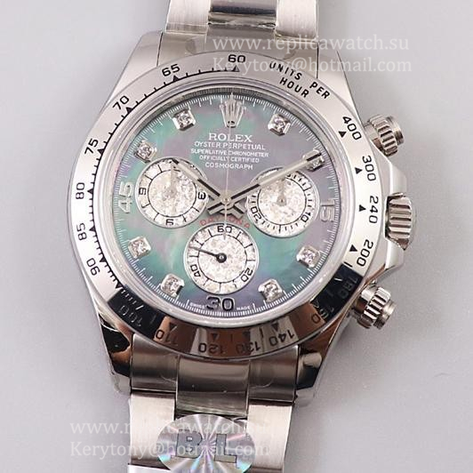 High Quality R01ex Daytona 116509 BLF SS MOP Dial 4130