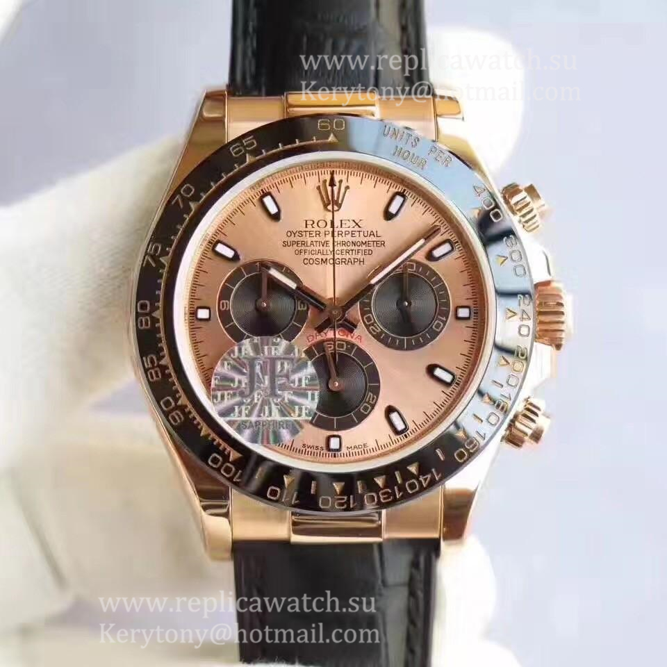 Best Price R01ex Daytona  116515 LN JF Rose Gold Rose Gold Dial 7750