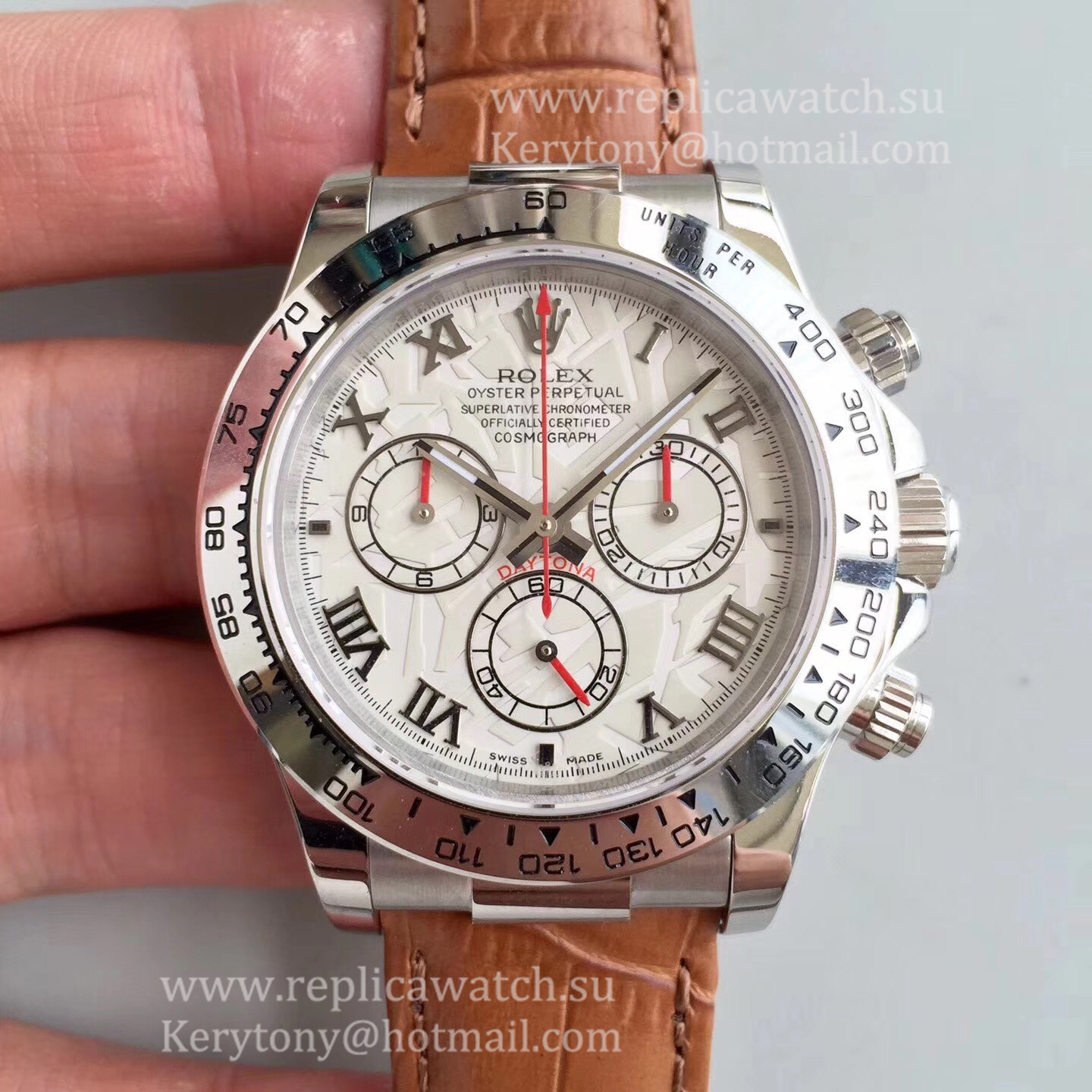 Perfect Replica R01ex Daytona  116520 JHF SS White Dial 4130