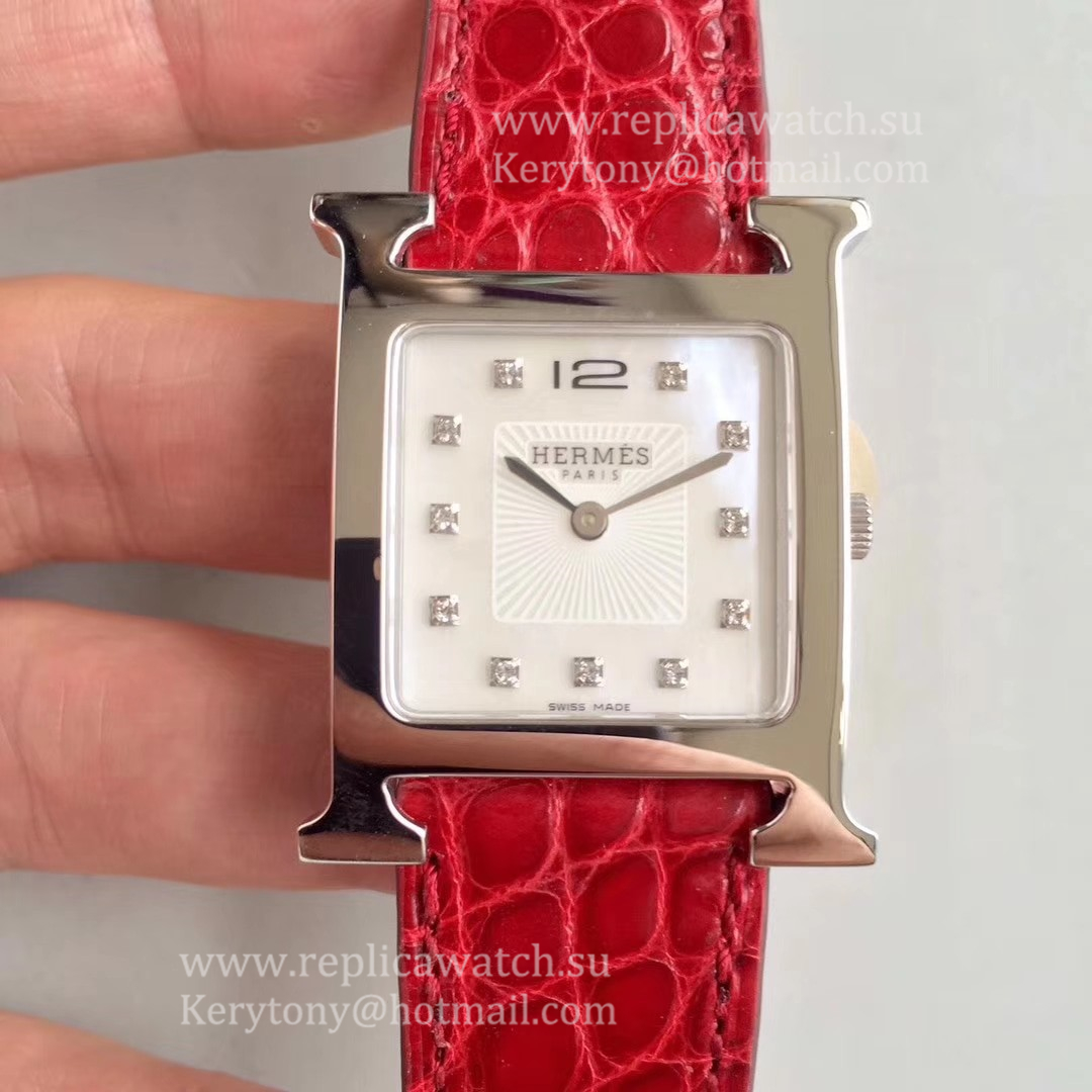 Best Price H**me5 Heure H 26mm Ladies MKF SS MOP Dial Quartz (Box included)