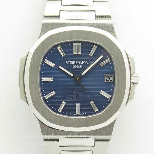 Replica Pat*k Phi1i*pe Nautilus 5711/1P 40TH Anniversary  JJF  SS Blue Dial 324SC