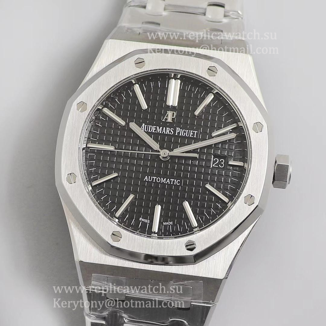 Shop Audemars P1g*et Royal Oak 15400 Z+F SS Black Dial 3120 (Free Box)