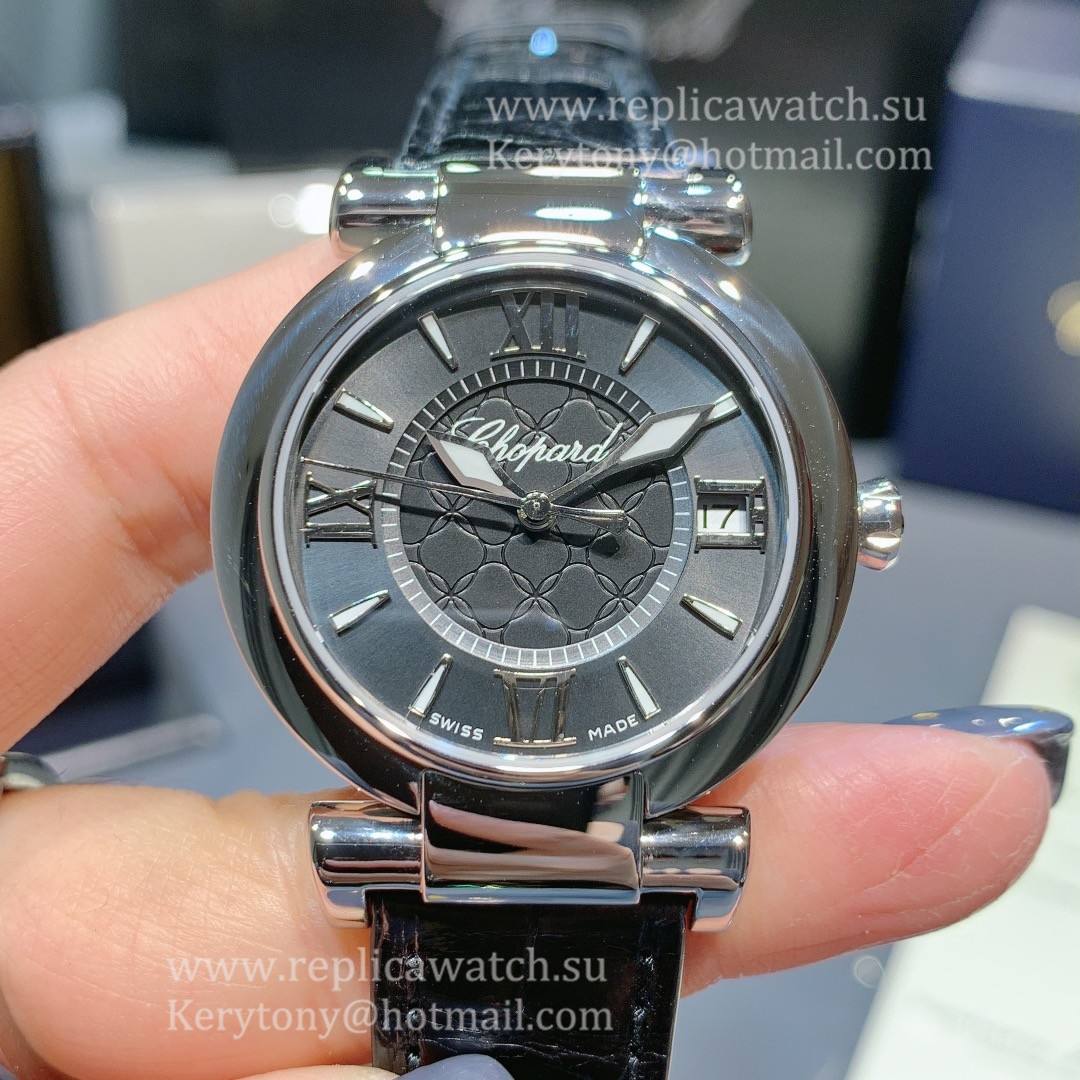 NEW Replica Chopard Imperiale Ladies 29mm YF SS Anthracite Dial M9015 (Free Box)