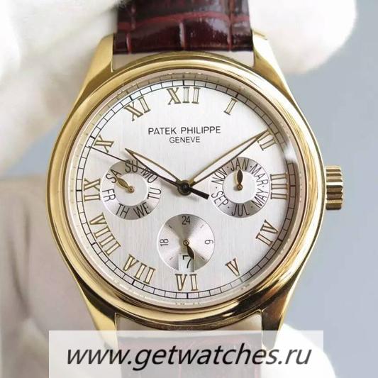 Shop Pat*k Phi1i*pe Annual Calendar 5035J Yellow Gold White Dial PPF 315SQA