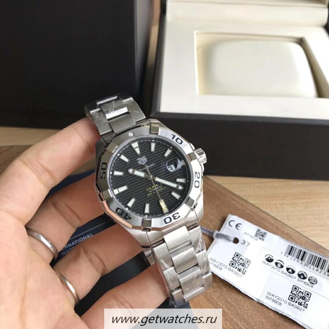 Shop Tag Heuer Aquaracer Calibre 5 WAY201B.BA0927 MKF SS Blue Dial 2824