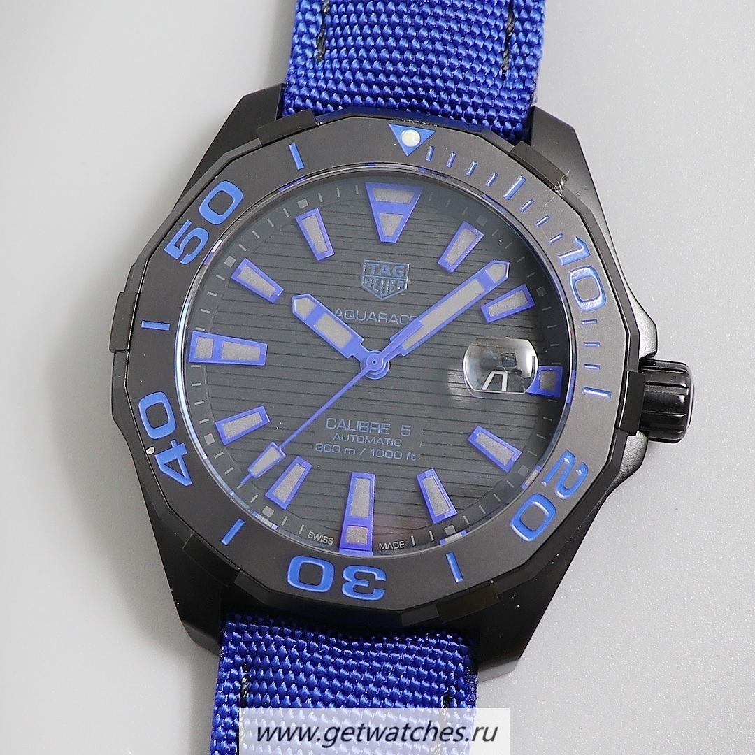 Fake Tag Heuer Aquaracer Calibre 5 WBD218A.FC6445 TBF PVD Carbon Dial 2824