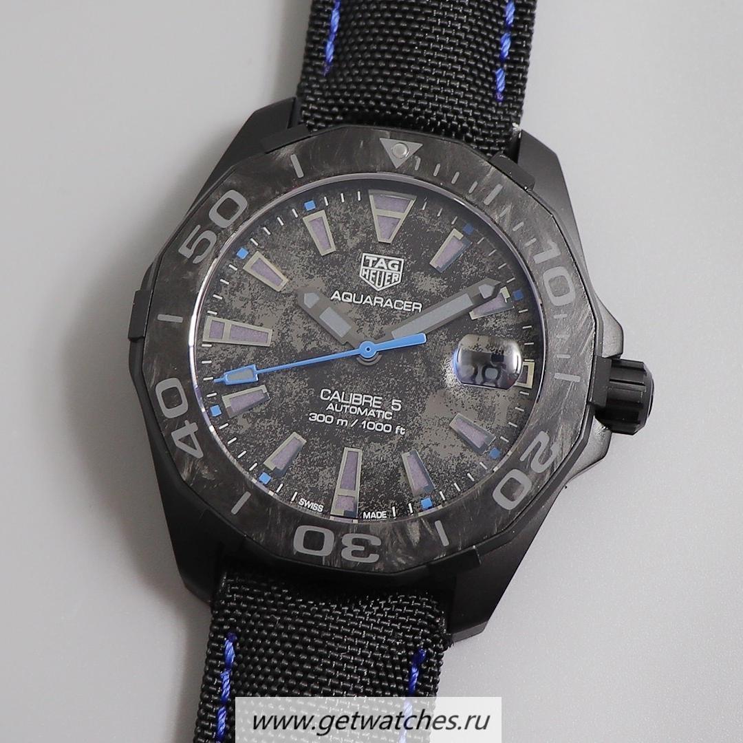 Perfect Replica Tag Heuer Aquaracer Chrono 300M CAY1111.BA0927 Noob Factory SS White Dial Ronda Quartz 5040B