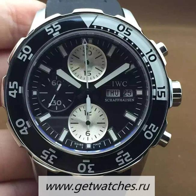 NEW Replica IWC Aquatimer IW3767 SS Black Dial 7750