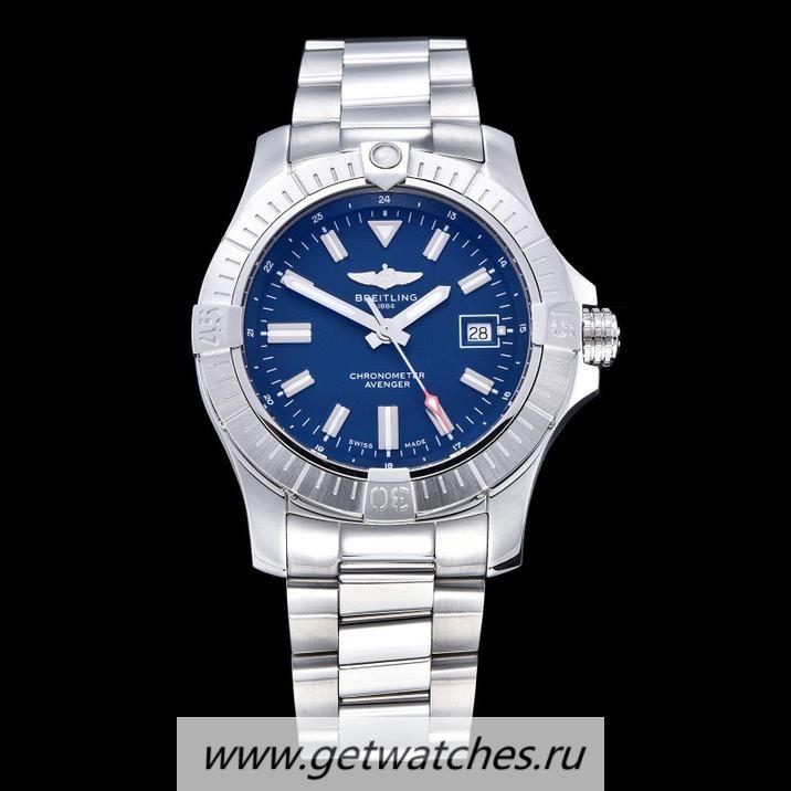 Copy Breitling Avenger Automatic 43mm GF SS Blue Dial 2824