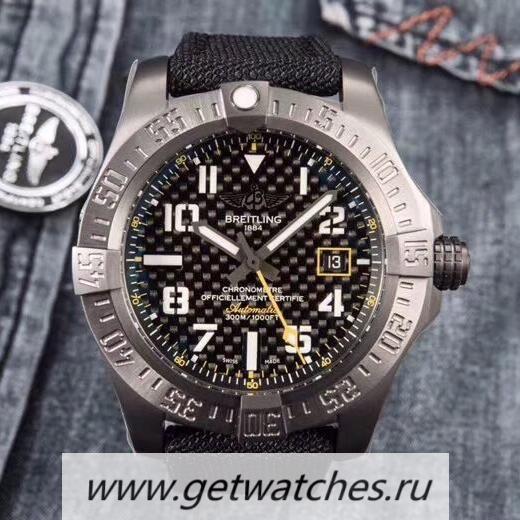 Replica Breitling Avenger Blackbird V17310 TWF Titanium Black Dial 2824
