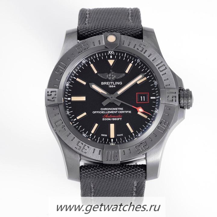 Fake Breitling Avenger Blackbird V17311 44mm ZF Titanium Black Dial 2824 V2