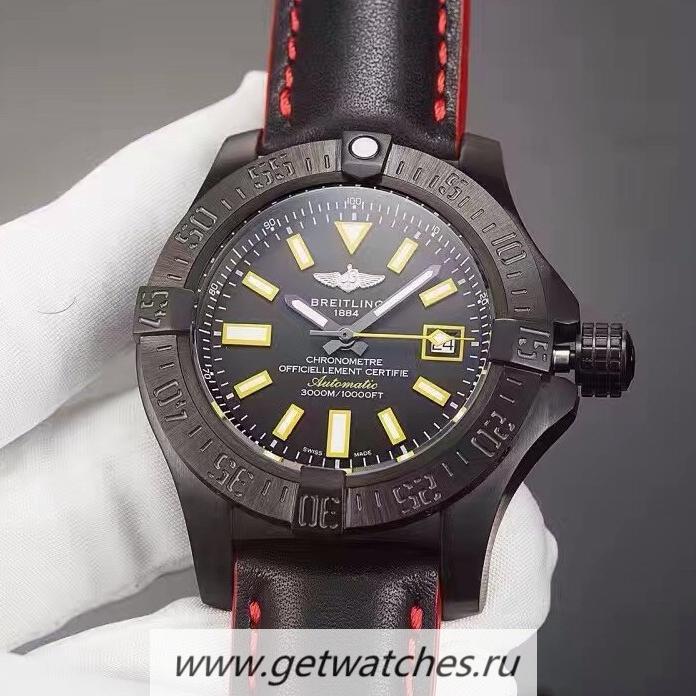 Shop Breitling Avenger II Seawolf Limited Edition M17331E2/I530-101W PVD Black Dial 2836