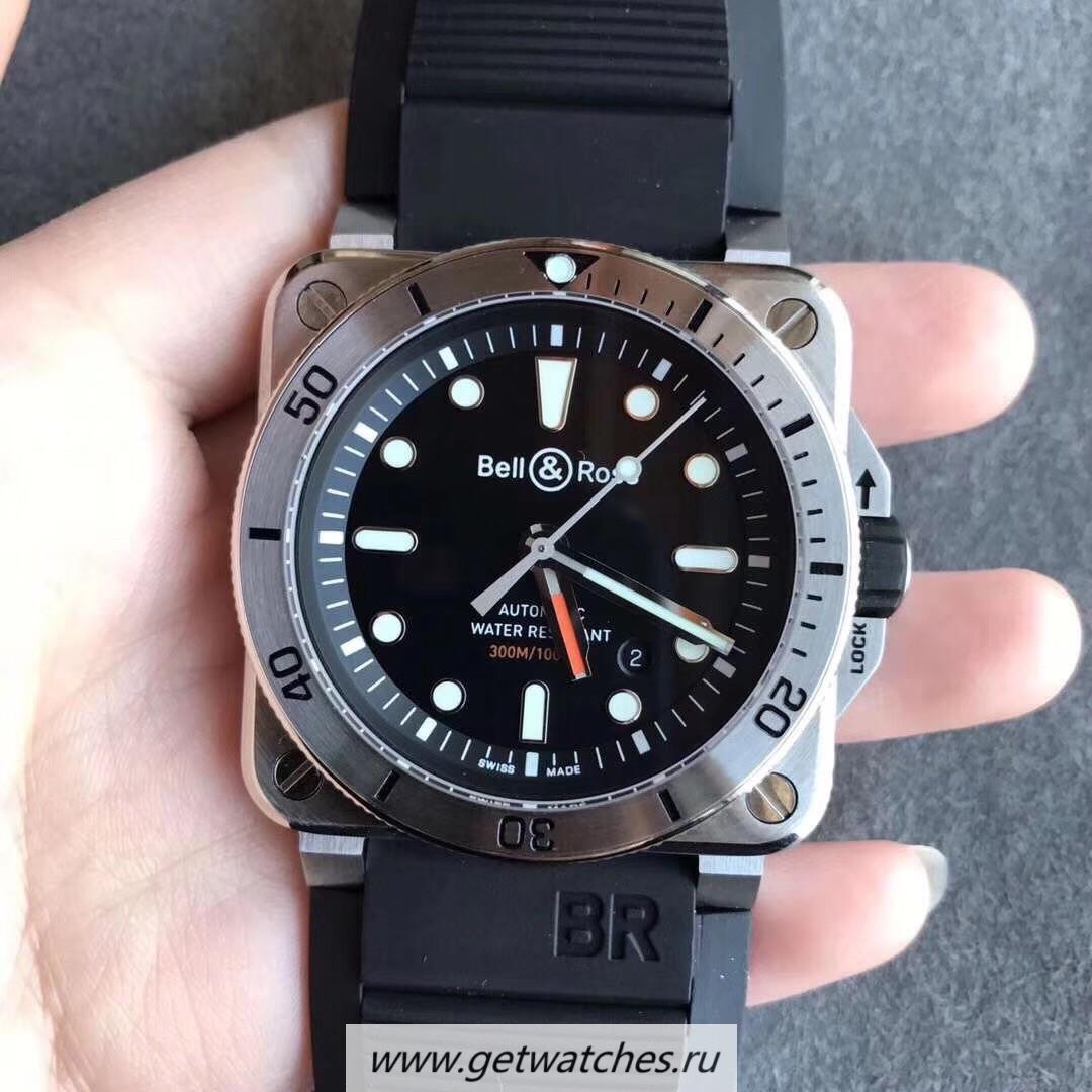 NEW Replica Bell & Ross BR 03-92 Diver Noob Factory SS Black Dial M9015