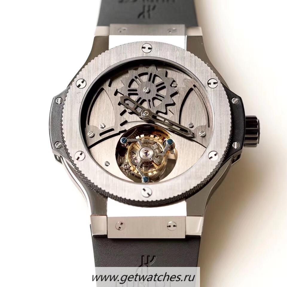 NEW Replica Hublot Big Bang Tourbillon Noob Factory SS SS Dial Tourbillon