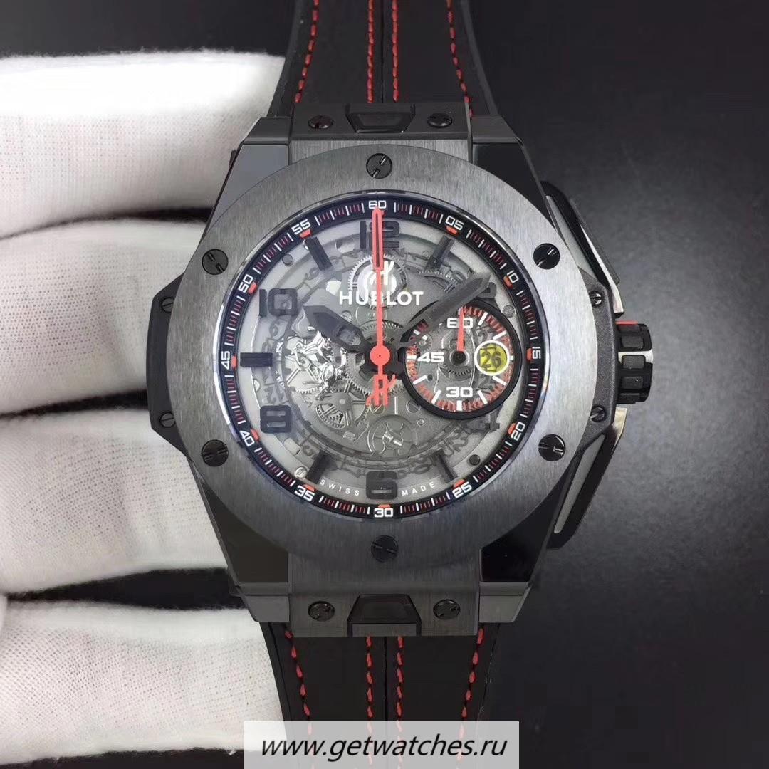 Replica Hublot Big Bang Unico Ferrari V6F Ceramic Grey Dial HUB1241
