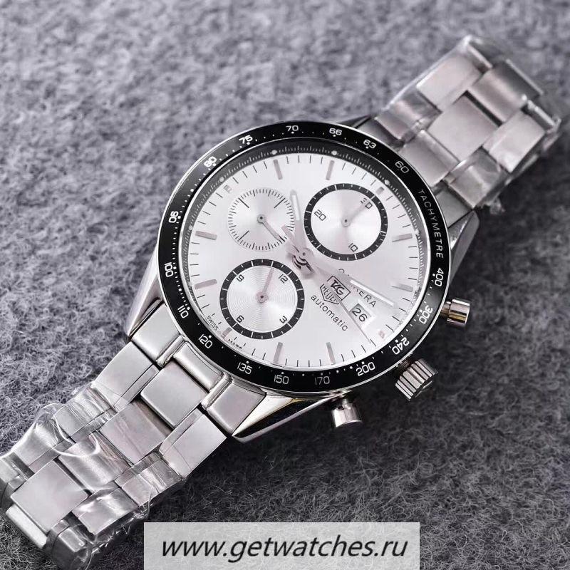 Copy Tag Heuer Carrera Calibre 1887 Day-Date 43mm HBB V6F SS Chocolate Dial Calibre 1887