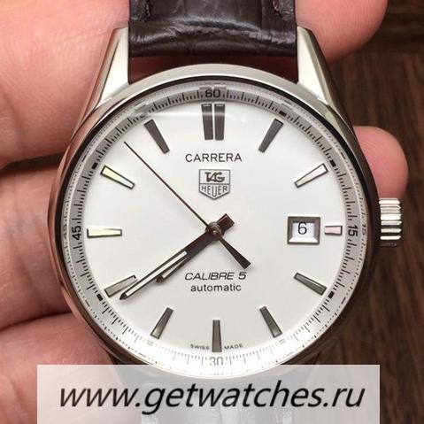 Fake Tag Heuer Carrera Calibre 1887 SS Silver Dial 1887