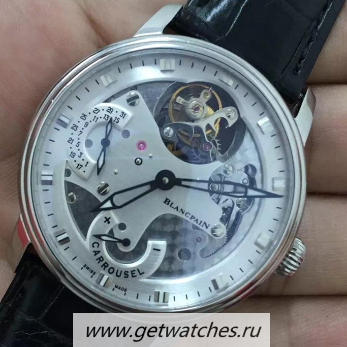 Shop Blancpain Carrousel Tourbillon SS White Dial Carrousel Tourbillon