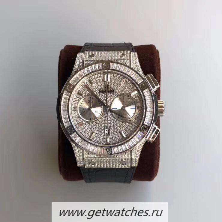 Best Price Hublot Classic Fusion Chrono King V6F V2 SS & D1am0nd D1am0nd Dial 7750