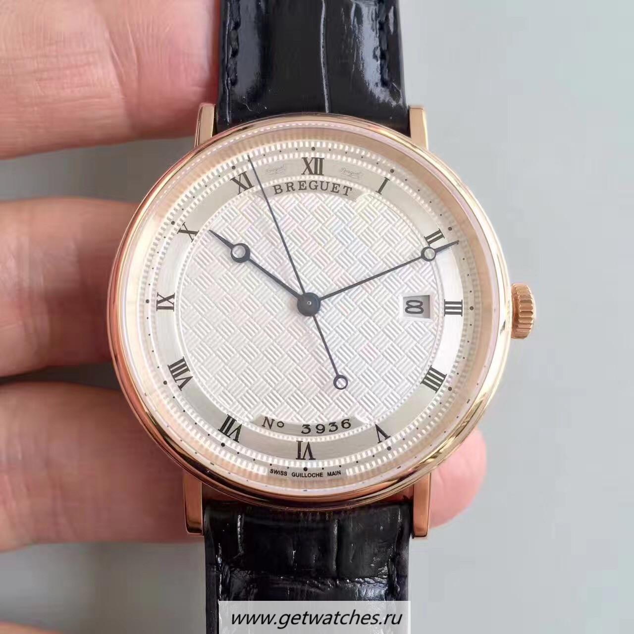 Copy Breguet Classique 5177 FKF Rose Gold Silver Dial Caliber 777Q