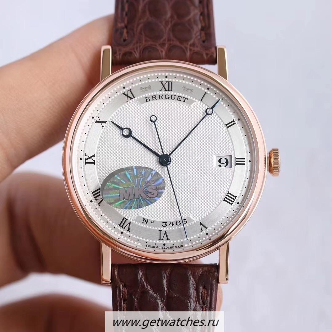 High Quality Breguet Classique 5177BR/12/9V6 MKSF Rose Gold Silver Dial M9015