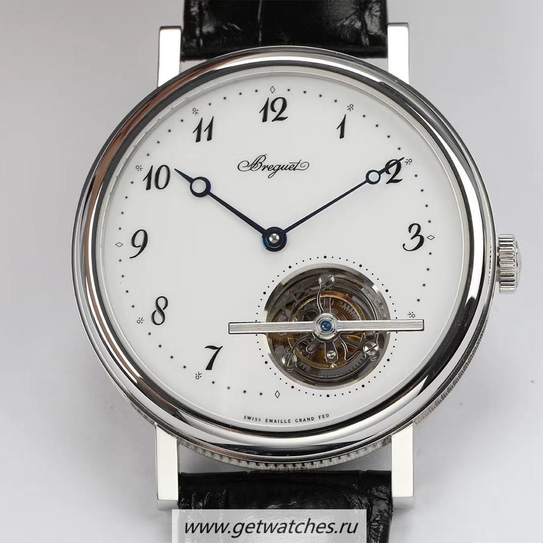 NEW Replica Breguet Classique Complications Tourbillon 5367PT R8F SS White Dial Cal 581