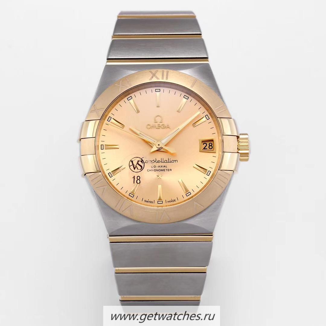 High Quality 0me*ga Speedmaster Moonwatch Limited Edition Rose Gold White & Blue Dial 1861