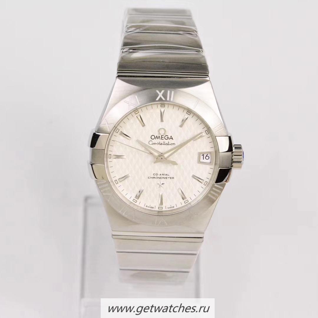 Copy 0me*ga Speedmaster Racing Master HRF SS Silver/Black Dial 7750