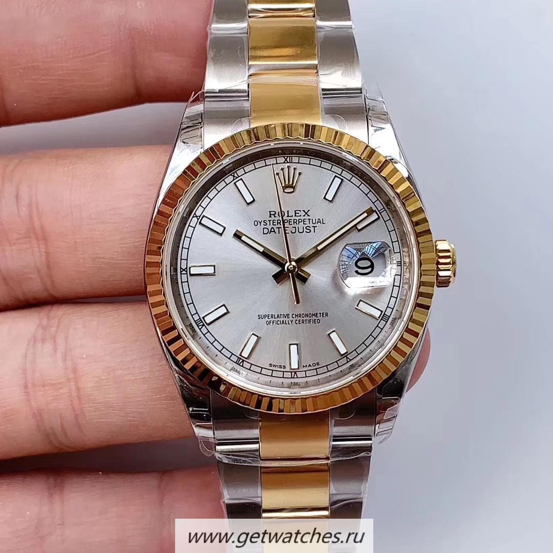 Best Price R01ex Datejust 36 126233 EWF SS & Yellow Gold Silver Dial 3235