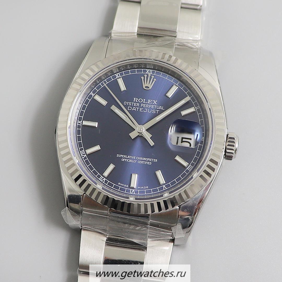 Shop R01ex Datejust 36mm 116234 ARF V3 SS 904L Blue Dial 3135