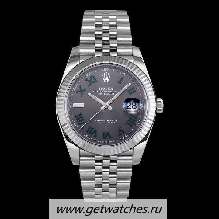 Fake R01ex Datejust 41 126334 DJF SS 904L Anthracite Dial 2824