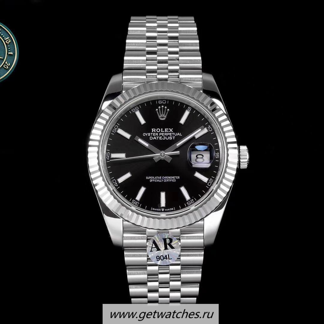 Replica R01ex Datejust 41mm 126334 ARF V3 SS 904L Black Dial 2824