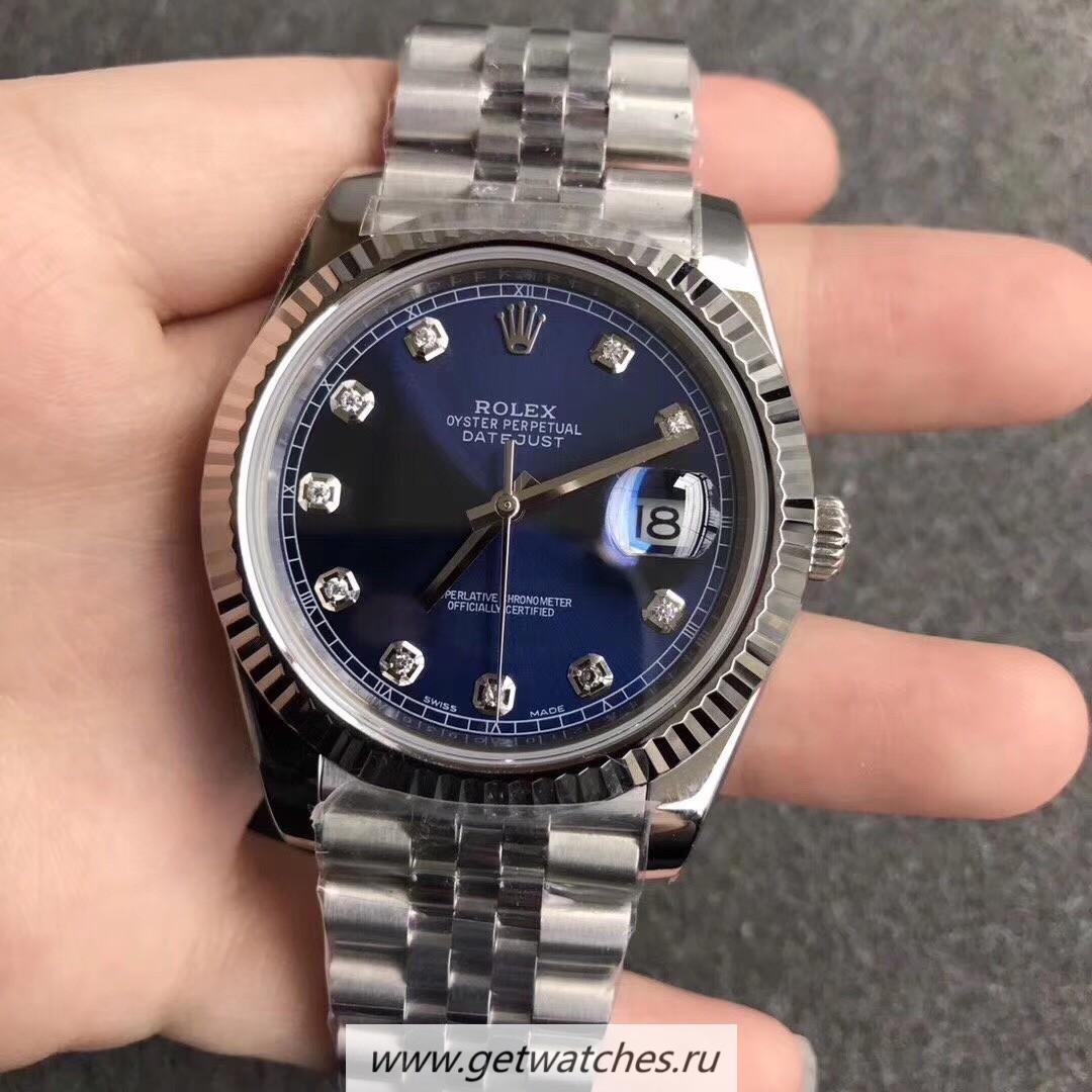 NEW Replica R01ex Datejust II 126334 41mm Noob Factory SS Blue Dial 3235