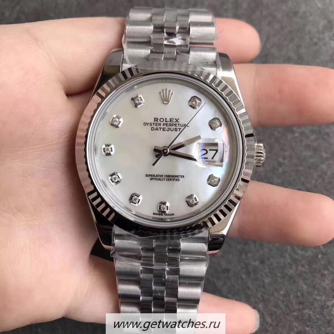 Shop R01ex Datejust II 126334 41mm Noob Factory SS Mother Of Pearl Dial 3235