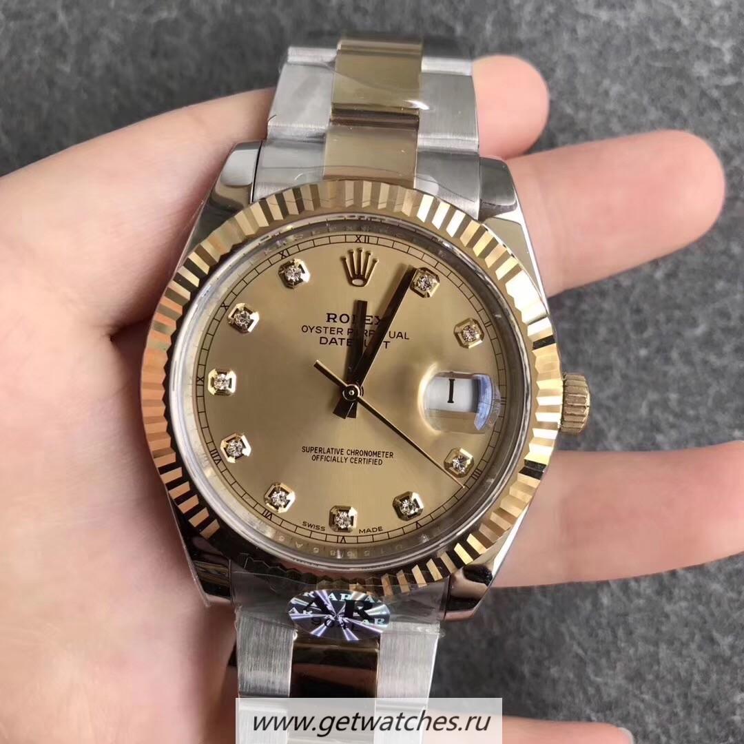 High Quality R01ex Datejust II 41mm 126333 ARF SS 904L & Yellow Gold Champagne Dial 2824