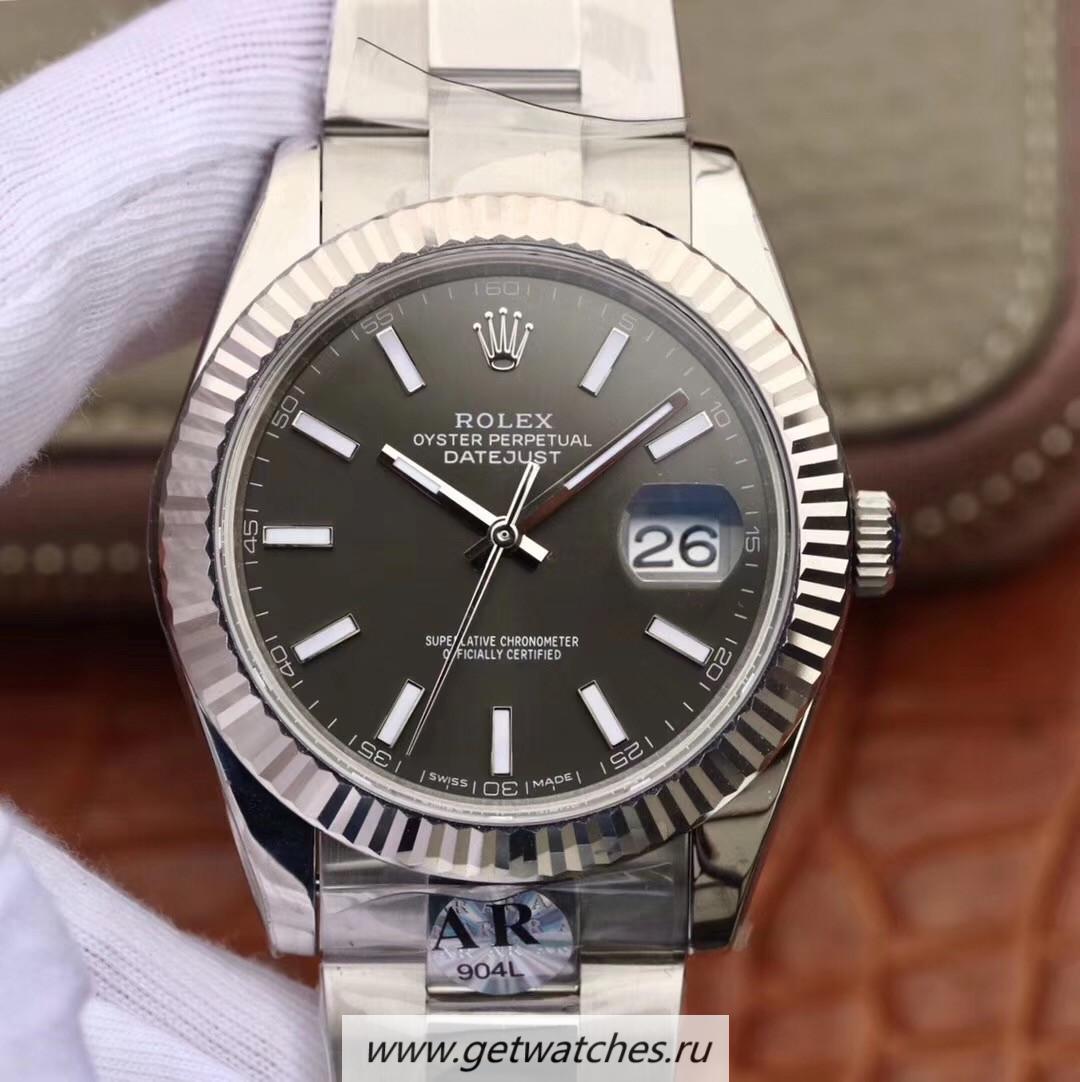 Replica R01ex Datejust II 41mm 126334 ARF SS 904L Anthracite Dial 2824