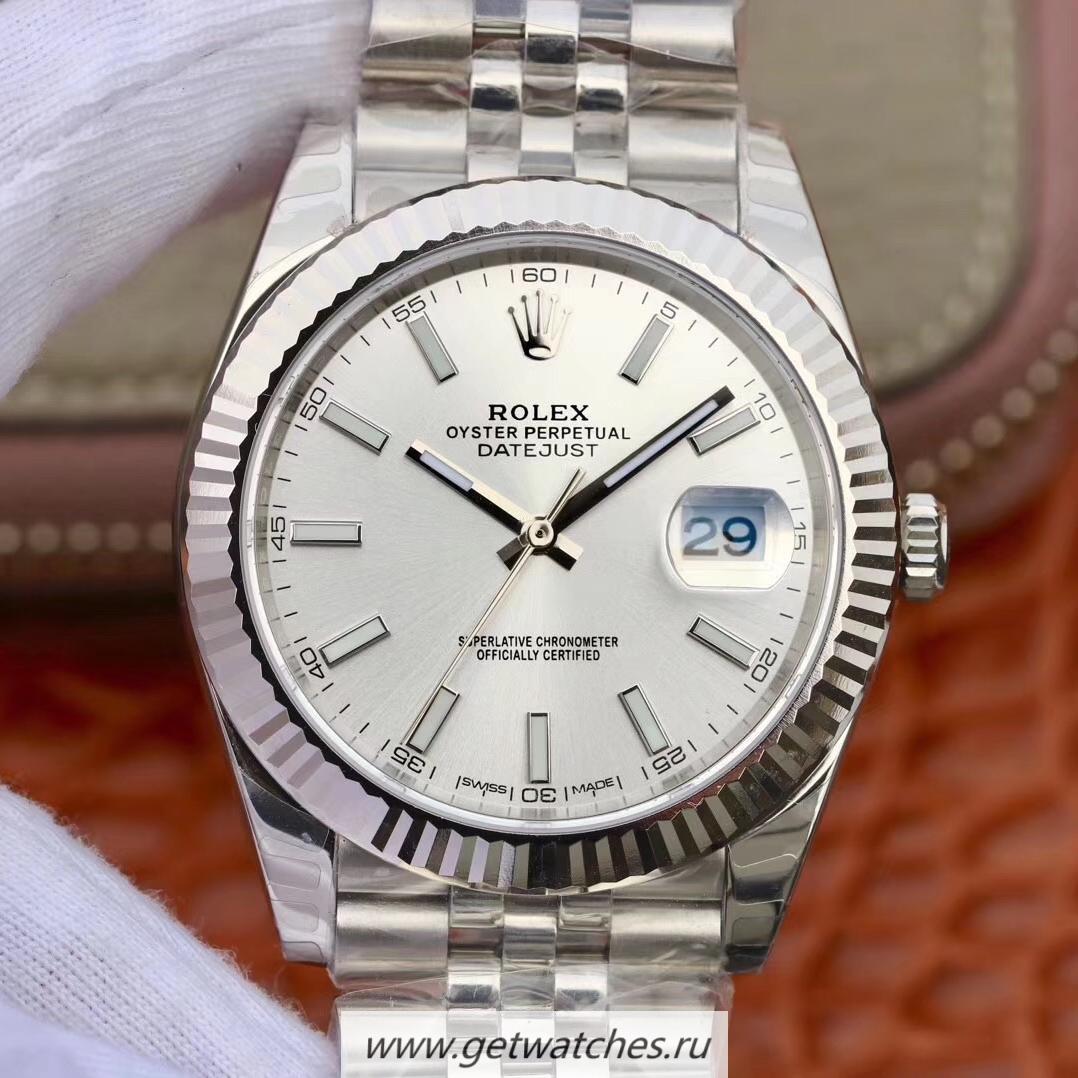 High Quality R01ex Datejust II 41mm 126334 DJF SS 904L Rhodium Dial 2824