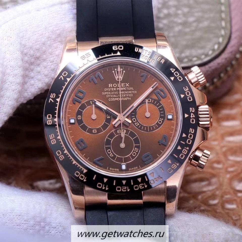 NEW Replica R01ex Daytona 116515 LN Noob Factory V3 Rose Gold Chocolate Dial 4130