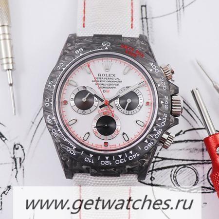 Shop R01ex Daytona DIW WWF V2 Forged Carbon White Dial 7750