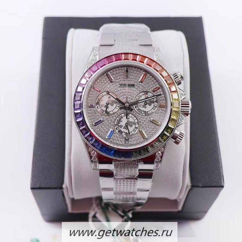 Shop R01ex Daytona Rainbow OMF SS & D1am0nd D1am0nd Dial 4130