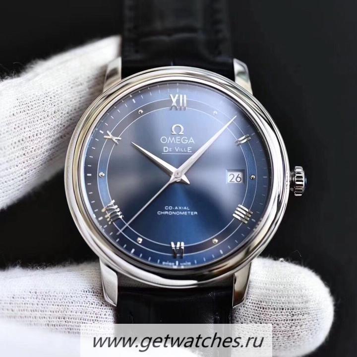 Fake 0me*ga Seamaster Planet Ocean Chrono 45mm Rose Gold Black Dial 7750