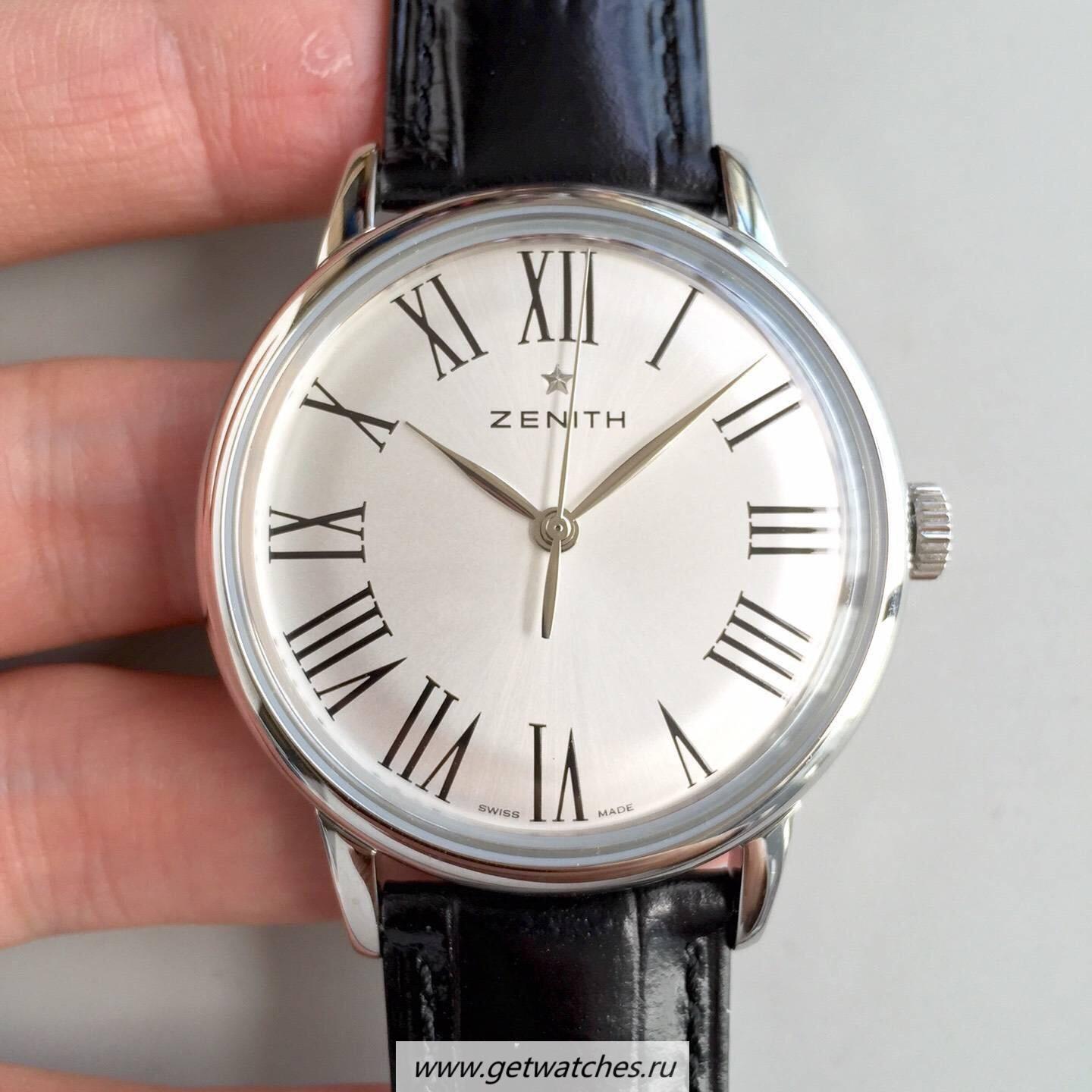 Perfect Replica Zenith Elite 6150 150TH Anniversary 03.2270.6150/01.C493 NDF SS Silver Dial Elite 6150
