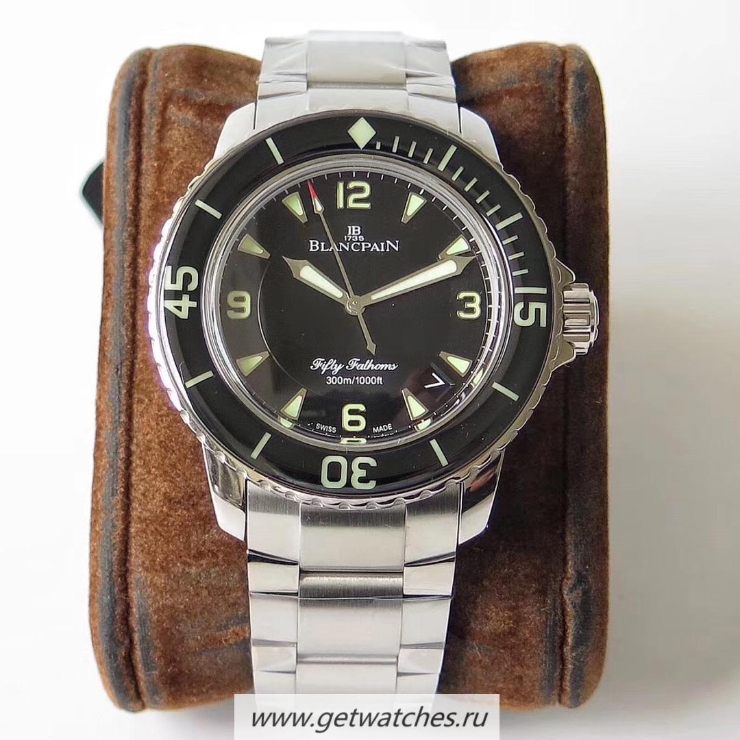 Perfect Replica Blancpain Fifty Fathoms 5015 1130 71 ZF SS Black Dial 2836