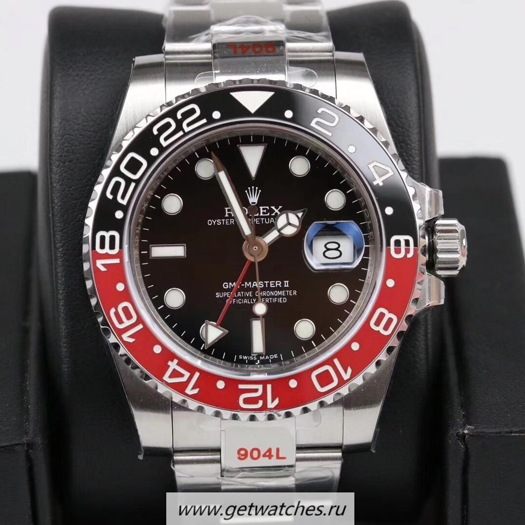 Replica R01ex GMT-Master II 116710 BLNR GMF V3 SS 904L Black Dial 3186