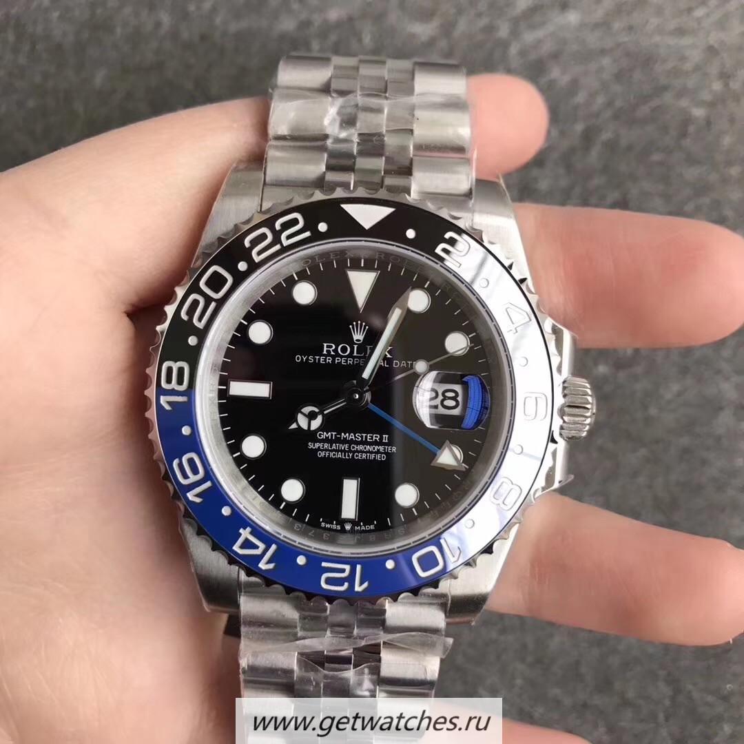 Perfect Replica R01ex GMT-Master II 126710 BLNR EWF SS Black Dial 2836