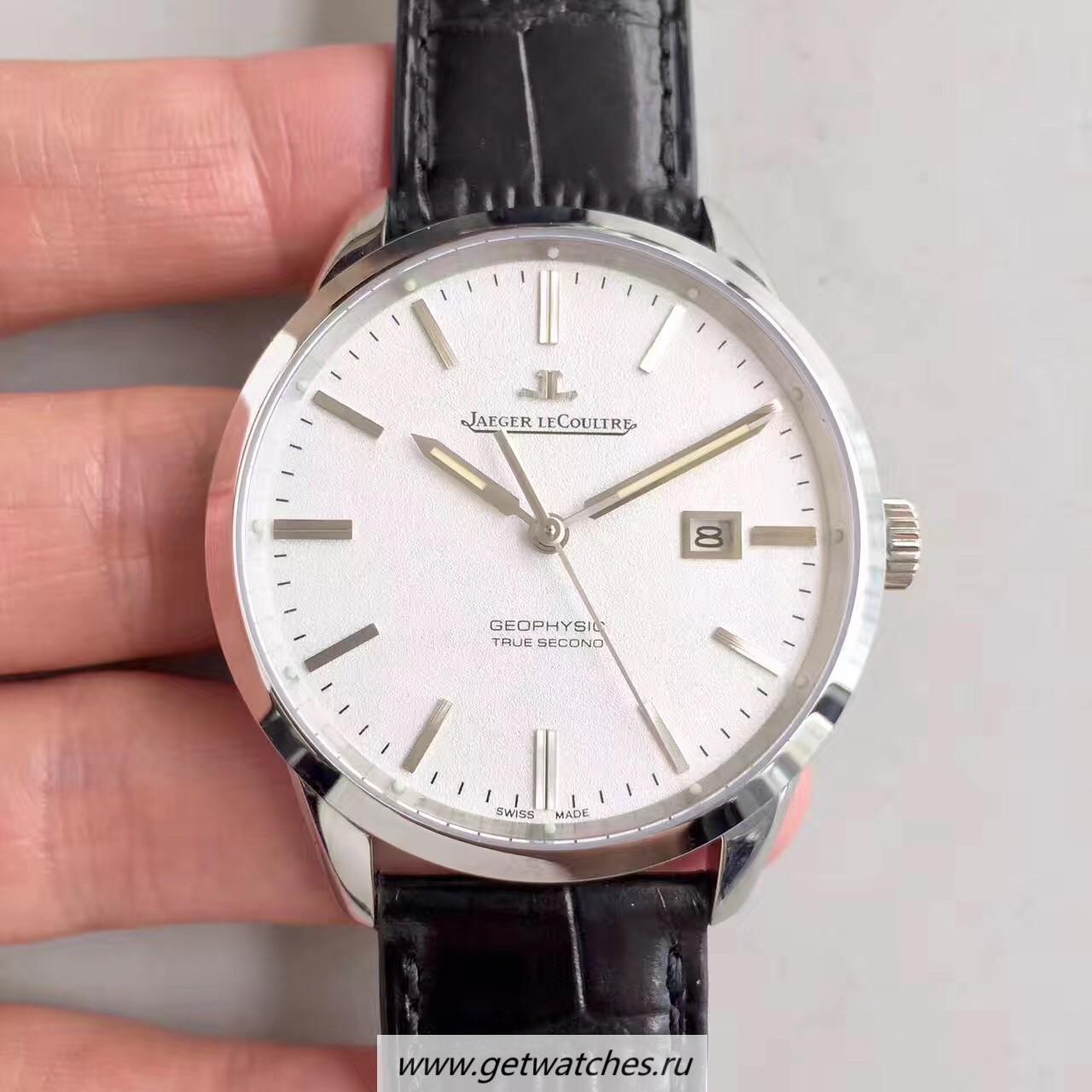 Perfect Replica Jaeger-LeCoultre Geophysic True Second 8018420 Noob Factory SS White Dial Calibre 770