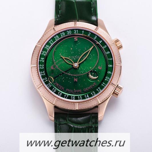 Best Price Pat*k Phi1i*pe Grand Complications Sky Moon Celestial 6102P Noob Factory Rose Gold Green Dial 240 LU CL C